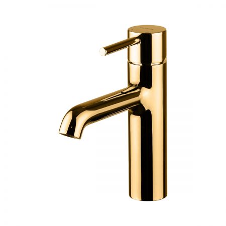 Oltens Molle Slim basin pillar mixer tap, golden gloss 32203800