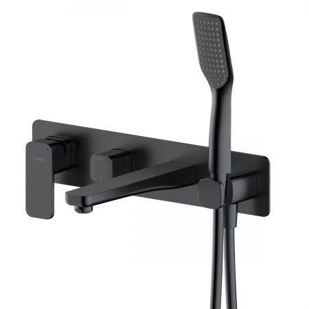 Oltens Hadsel vanová baterie se sprchou, podomítková, se 4 otvory, grafit 34109400