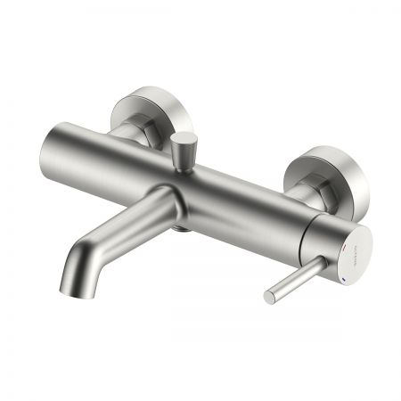 Oltens Molle bateria wannowo-prysznicowa ścienna nikiel 34112910