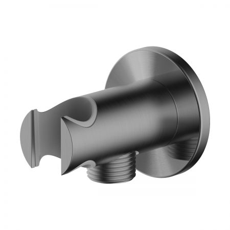 Oltens Molle flush-mounted mixer tap, Ume Hvita shower set included, graphite 36612400