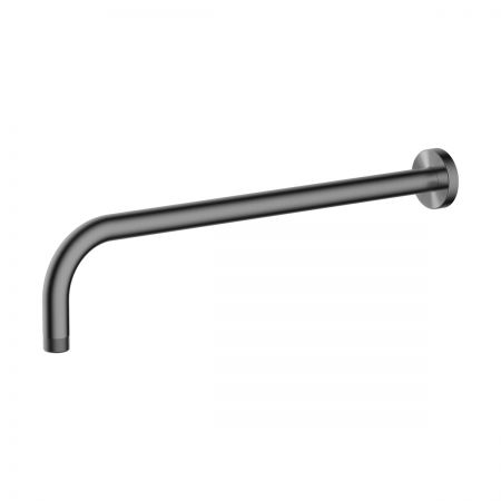 Set of Oltens Molle flush-mounted mixer tap with 30 cm Vindel rainfall shower head, the shower set included, graphite 36600400