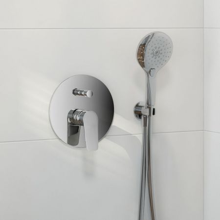Oltens Vernal kompletní vanová a sprchová podomítková baterie, chrom 34104100