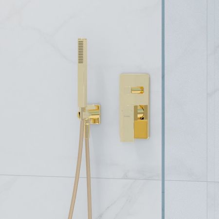 Oltens Sog showerhead gold gloss 37103800