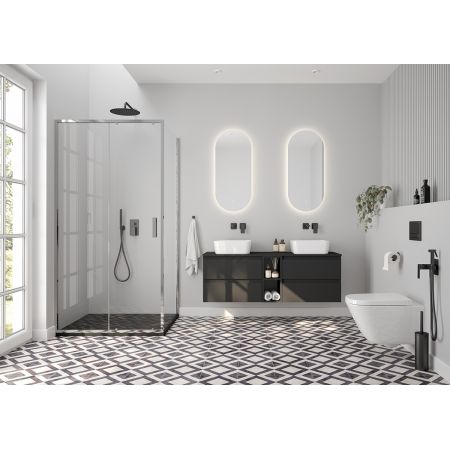 Oltens Fulla shower cubicle 100x80 cm rectangular 20202100