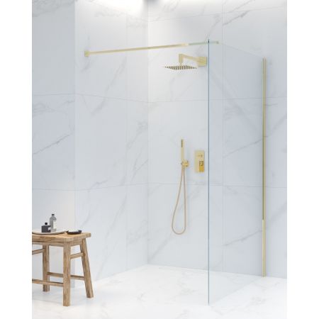 Oltens Vindel (S) hlavová sprcha 30 cm, hranatá, lesklá zlatá 37001800