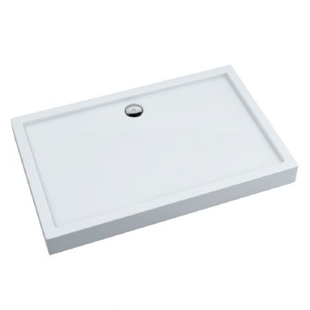 Oltens Vindel rectangular 120x80 cm shower tray, acrylic, white 15009000
