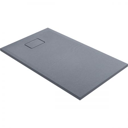 Oltens Bergytan rectangle shower tray 120x70 cm RockSurface grey concrete 15102700