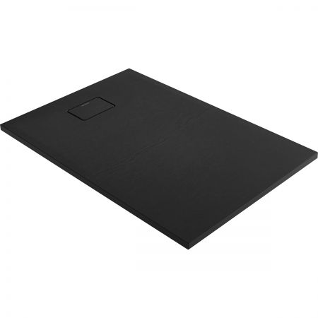 Oltens Bergytan rectangle shower tray 120x80 cm RockSurface black 15103300