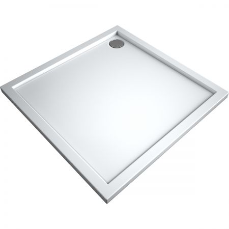 Oltens Superior brodzik kwadratowy 80x80 cm akrylowy biały 17002000