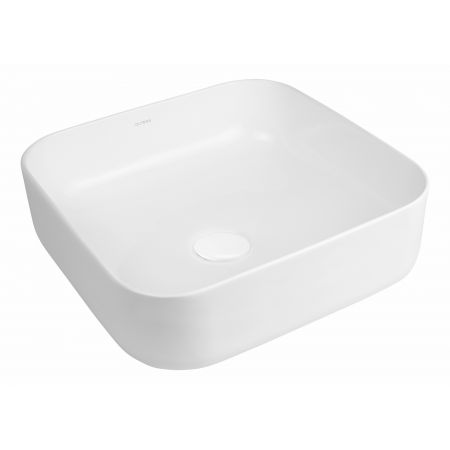 Oltens Hadsel countertop wash basin 38,5 cm square white 40307000