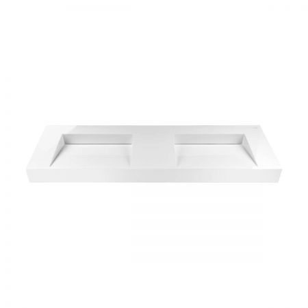 Oltens Stila Wall-Mounted Lavatory Basin 140x45 cm LavaForm, gloss white 40005000