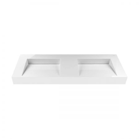Oltens Stila umywalka 120x45 cm ścienna LavaForm biały połysk 40004000