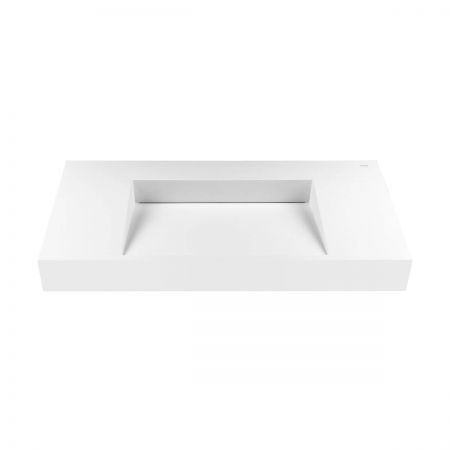 Oltens Stila Wall-Mounted Lavatory Basin 90x45 cm LavaForm, matte white 40002900