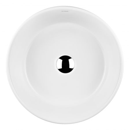 Oltens Lagde countertop wash basin 40 cm round white 40316000