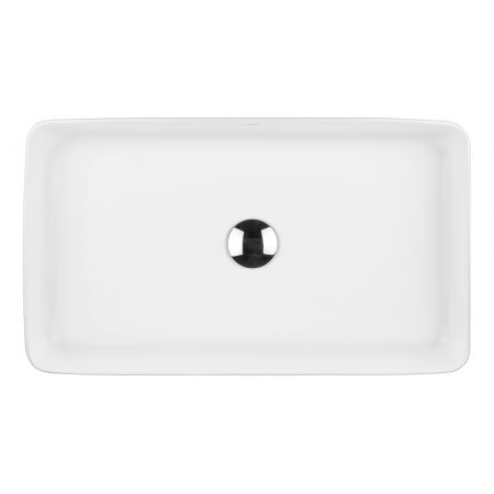 Oltens Solberg countertop wash basin 62x41,5 cm rectangular with SmartClean film white 40818000
