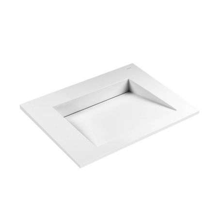 Zestaw Oltens Vernal szafka podumywalkowa 60 cm z umywalką Stila LavaForm szary mat/biały mat 68820700