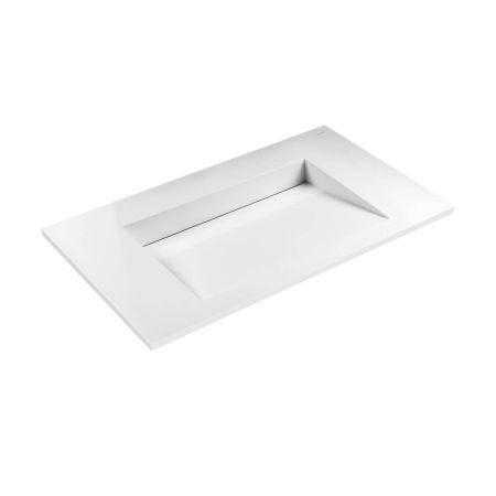 Oltens Stila Möbelwaschbecken 90x45 cm LavaForm, Weiß matt 40202900