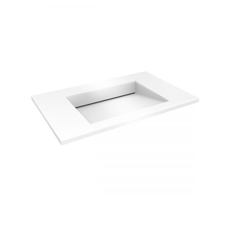 Oltens Stila umywalka 100x45 cm meblowa LavaForm biały połysk 40203000