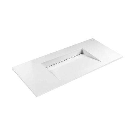 Oltens Vernal set: 100 cm vanity unit with Stila LavaForm washbasin in matt black/gloss white 68812300