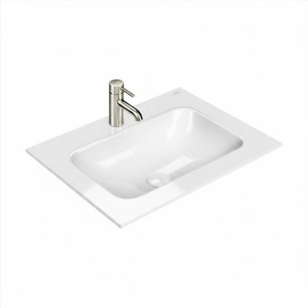 Oltens Kalla cabinet wash basin 60x46 cm LavaForm, glossy white 40207000