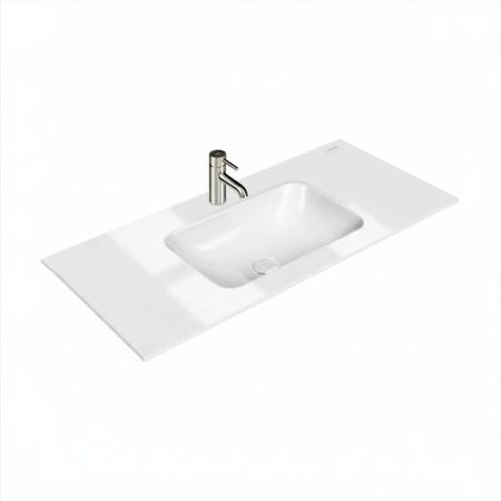 Oltens Kalla nábytkové umyvadlo 100x46 cm LavaForm, bílá lesklá 40208000