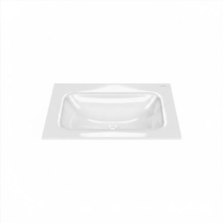 Set „Oltens Lun Rila“ – 60-cm-Waschtischunterschrank mit Waschbecken „Kalla LavaForm“ in Kaschmir/Weiß glänzend 68770900