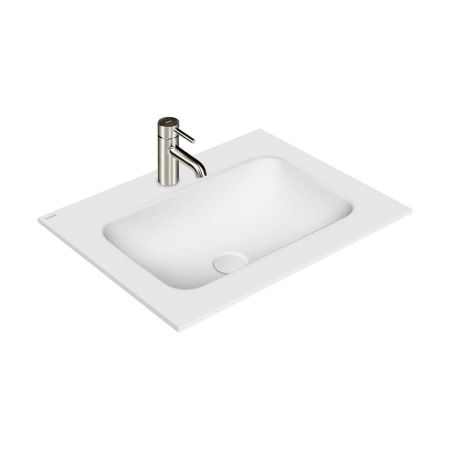 Oltens Kalla Möbelwaschbecken 60x46 cm LavaForm, Weiß matt 40209900