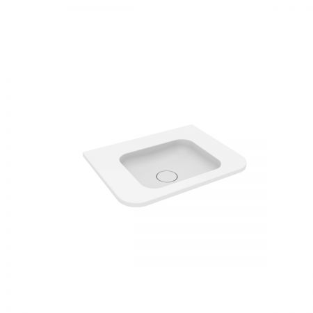 Oltens Hamnes umywalka 60x46,1 cm prostokątna meblowa PureSurface biały mat 40212900