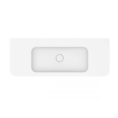 Oltens Hamnes umywalka 120x46,1 cm prostokątna meblowa PureSurface biały mat 40215900