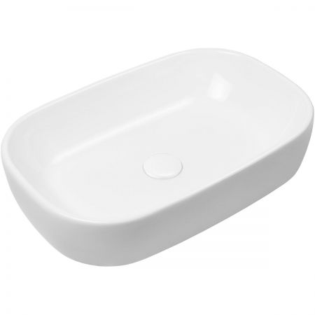 Oltens Jurong umywalka 54x36 cm nablatowa z powłoką SmartClean biała 40804000