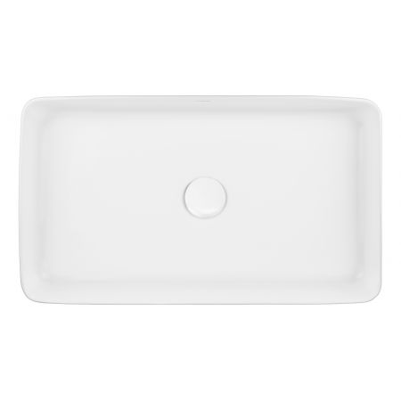 Oltens Solberg umyvadlo 62 x 41,5 cm na desku, obdélníkové, s povrchovou úpravou SmartClean, bílé 40818000
