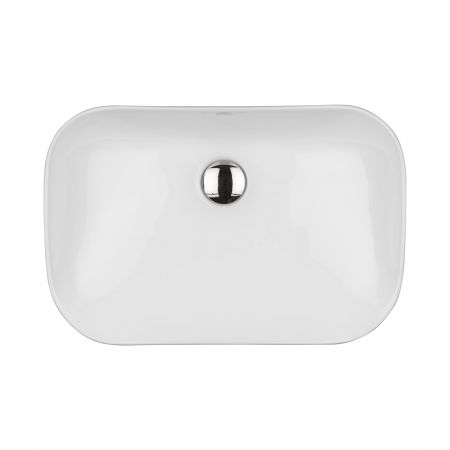 Oltens Solvig countertop washbasin 51x34 cm oval with SmartClean film white 40822000