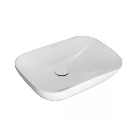 Oltens Solvig countertop washbasin 51x34 cm oval with SmartClean film white 40822000
