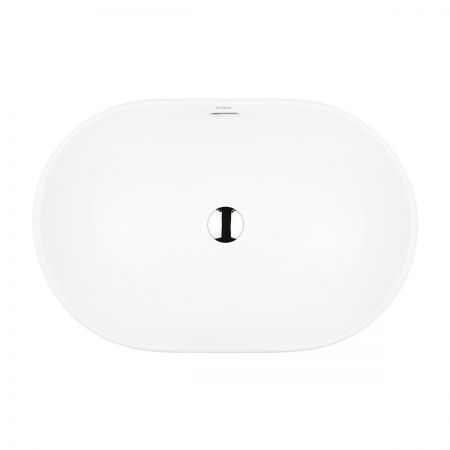Oltens Tive countertop basin 59x40 cm with SmartClean coating, white 40823000