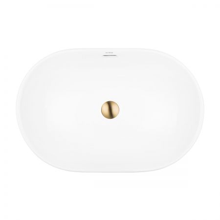 Oltens Tive countertop basin 59x40 cm, white 40323000