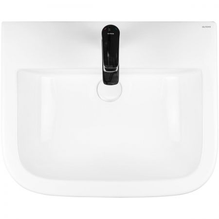 Oltens Vernal umywalka 56x45 cm wisząca biała 41002000