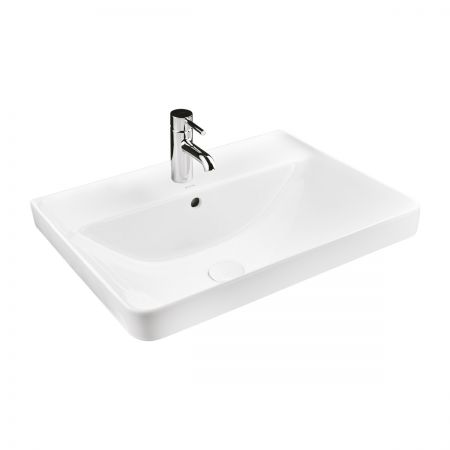 Oltens Kolma vanity unit basin 60x47.5 cm with SmartClean coating, white 41708000