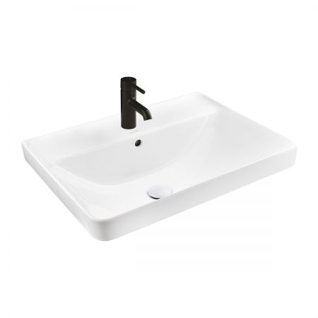 Oltens Kolma vanity unit basin 60x47.5 cm with SmartClean coating, white 41708000