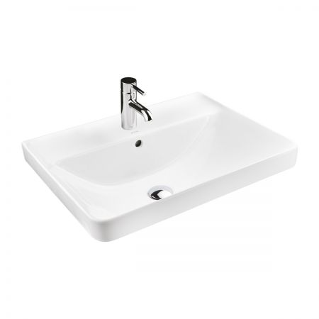 Oltens Kolma vanity unit basin 60x47.5 cm with SmartClean coating, white 41708000