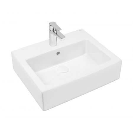 Oltens Susa umywalka 50x41 cm wisząca biała 41403000