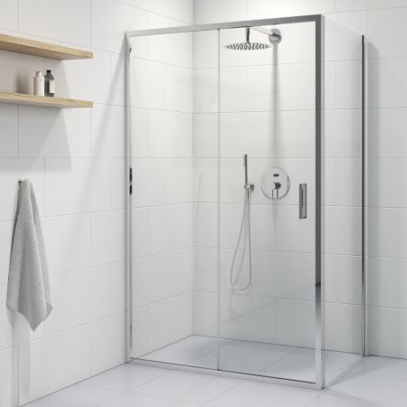 Oltens Fulla sprchový box 120x80 cm, obdélníkový, dveře se zástěnou 20203100