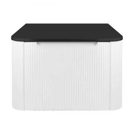 Oltens Hamnes sada koupelnového nábytku 60 cm s horní deskou, bílá/matná černá 68666000