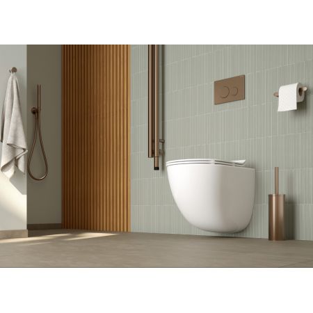 Oltens Hamnes OneForm Stille závěsná WC mísa PureRim s povrchovou úpravou SmartClean, bílá 42552000