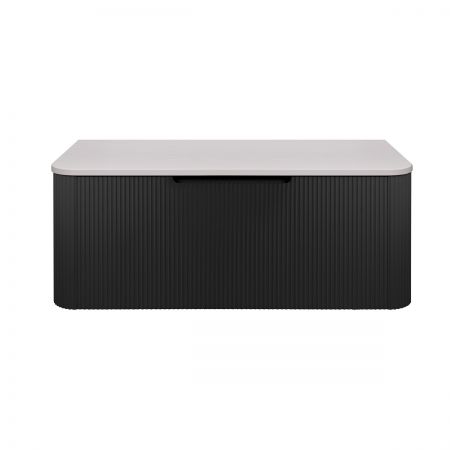 Oltens Hamnes umyvadlová skříňka 100 cm, matná černá 60024300