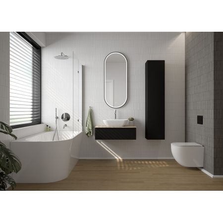 Oltens Solvig countertop washbasin 51x34 cm oval white 40322000