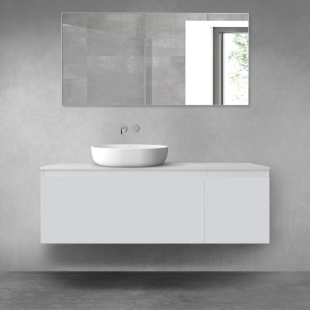 Oltens Vernal sada koupelnového nábytku 140 cm s horní deskou, matná šedá 68313700