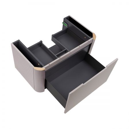 Oltens Hamnes umyvadlová skříňka 80 cm, kašmírová 60023900