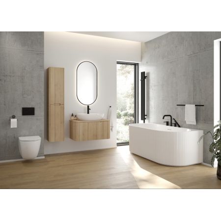 Oltens Gulfoss Toilettenpapierhalter Schwarz matt 81103300