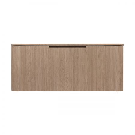 Oltens Hamnes Bademöbelset 100 cm mit Waschbeckenplatte, Eiche 68673060