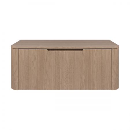 Oltens Hamnes Bademöbelset 100 cm mit Waschbeckenplatte, Eiche 68673060